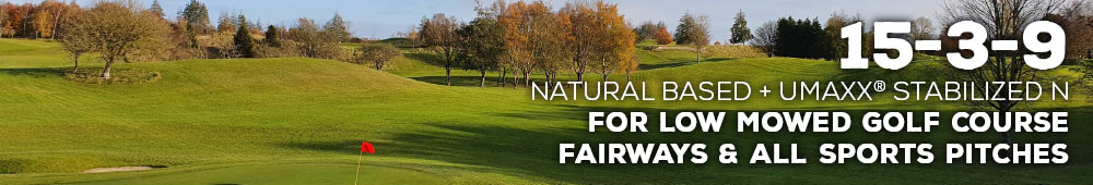 Suståne 15-3-9 with UMAXX Premium Homogeneous Turf Fertilizer
