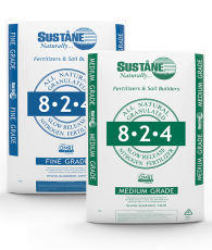 Sustane 8-2-4 is a nutrient dense and well-balance granular formulated for strong vegetative growth.