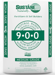 Organic Spring Weed and Feed - Suståne 9-0-0  granulated Non-GMO Corn Gluten Meal.
